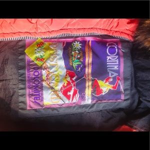 Postcard of Italy Insulated Jacket, RARE Olympics